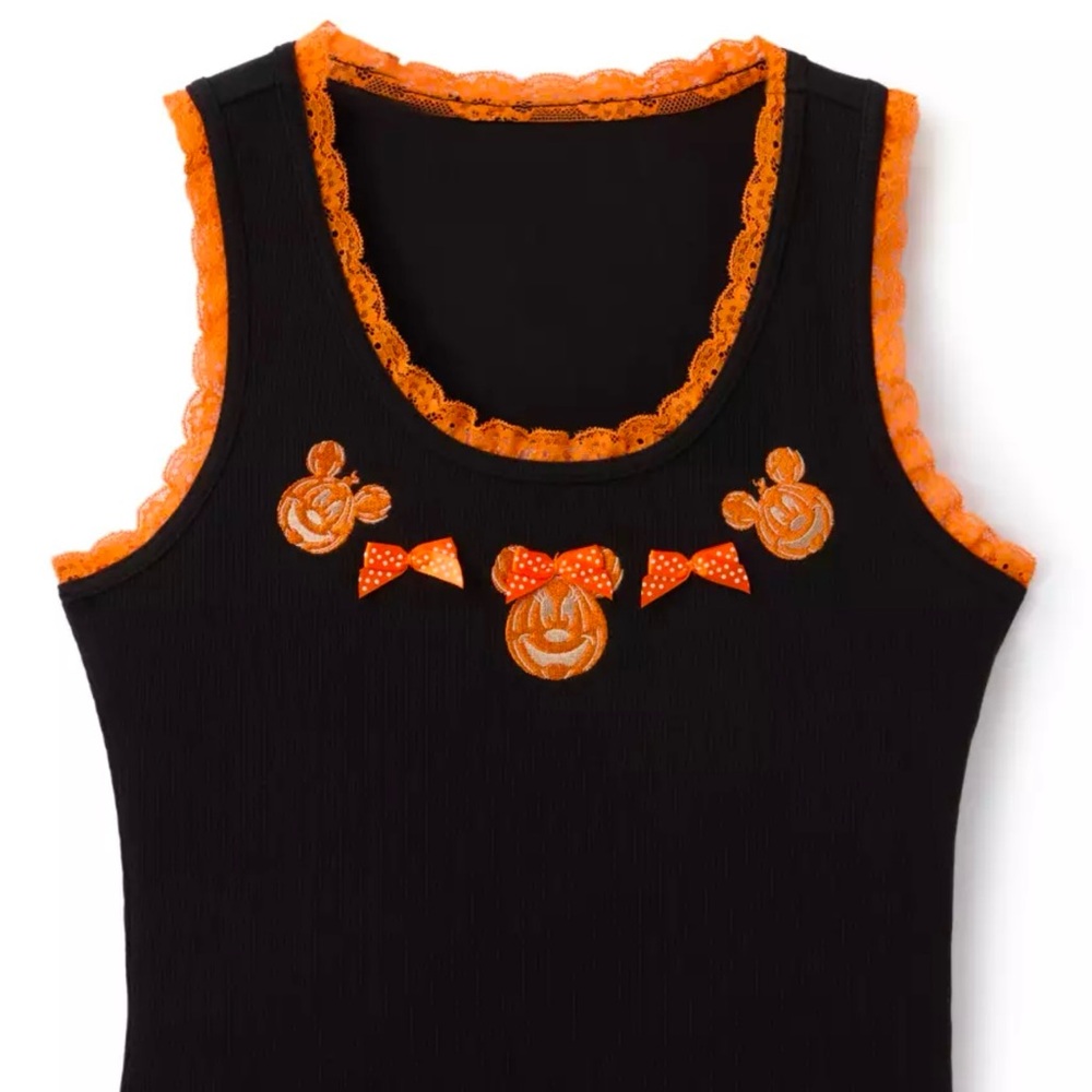 Minnie and Mickey Mouse Jack-o'-Lantern Tank Top